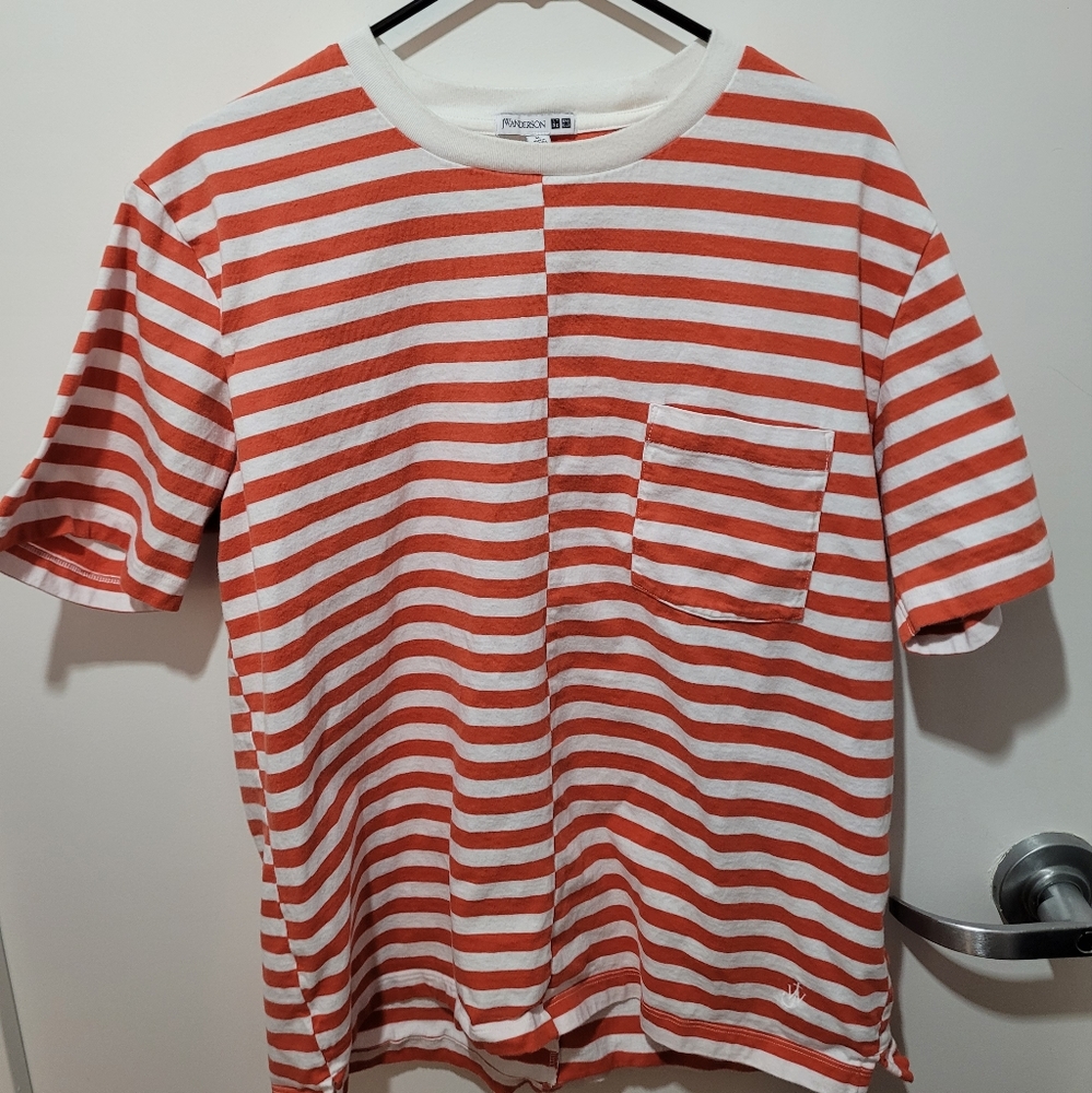 Jw Anderson x Uniqlo Striped Pocket T Shirt